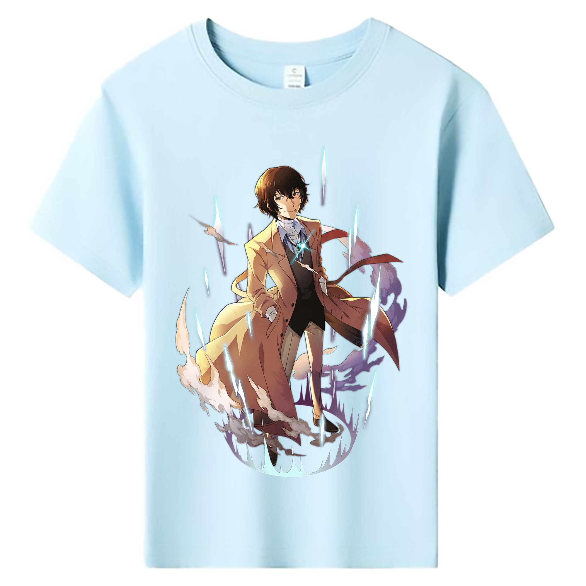 （画像用） 文豪ストレイドッグス Bungo Stray Dogs 綿100％キッズTシャツ（フロントプリント）